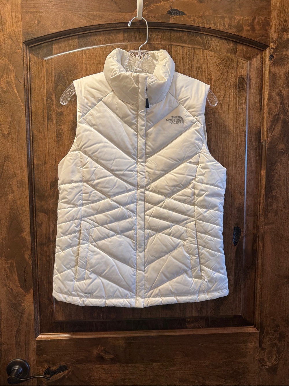 The North Face Women's Cream Quilted Puffer Vest